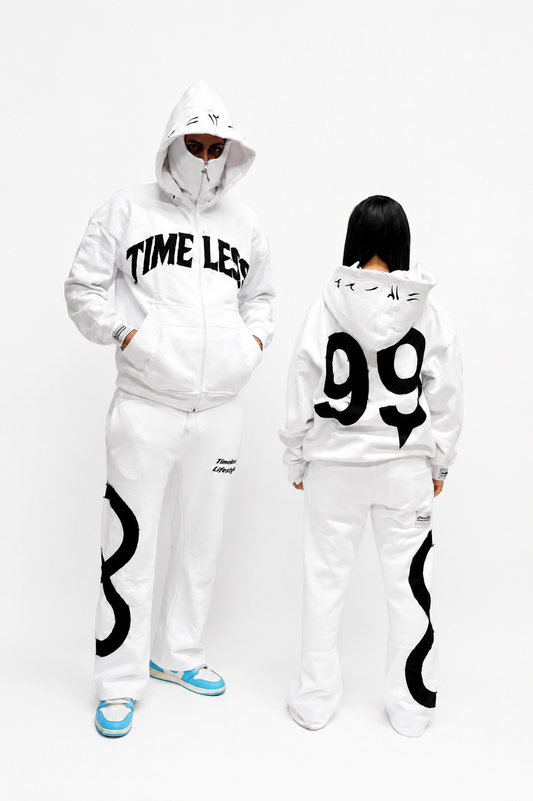 TIMELESS V1 SWEATSUIT — WHITE