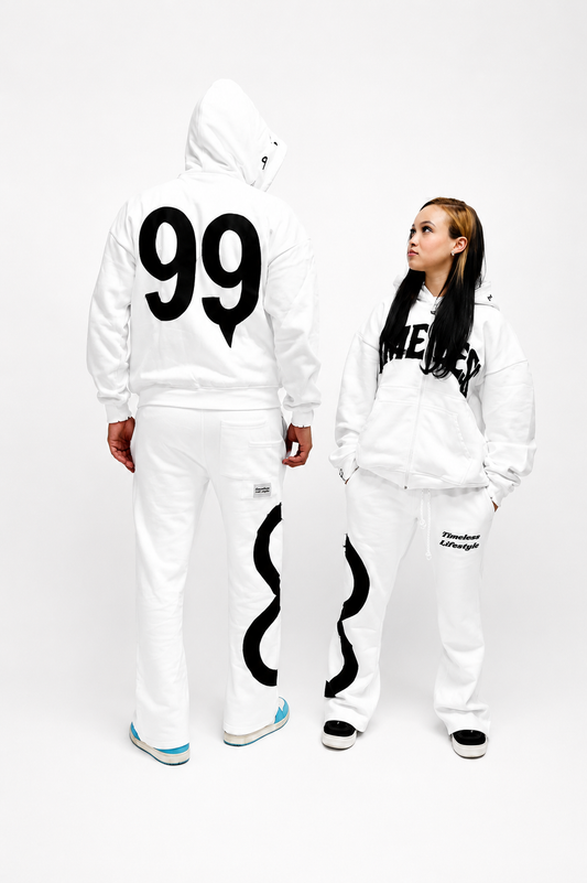 TIMELESS V1 SWEATSUIT — WHITE